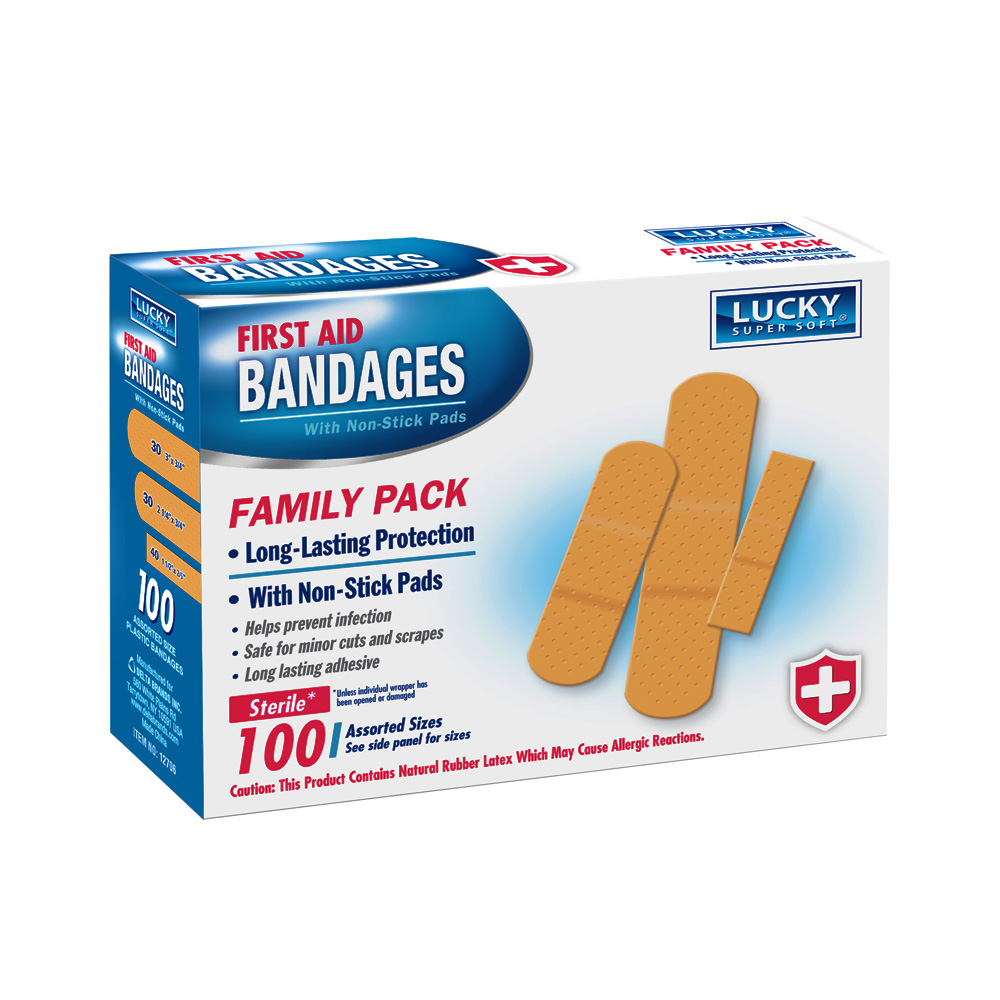 12706-12 First-Aid Bandages 24/100 cs