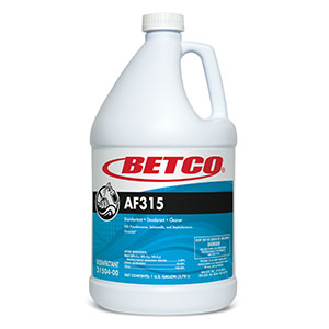 3150400 AF315 1 Gal. Neutral PH Powerful Deodorizer/Disinfectant & Detergent 4/cs