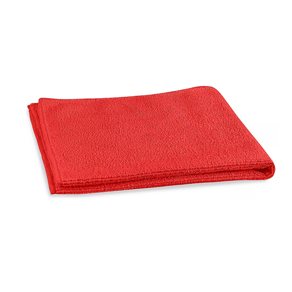 7766058 Red 16"x16" Microfiber Cloth 12/cs