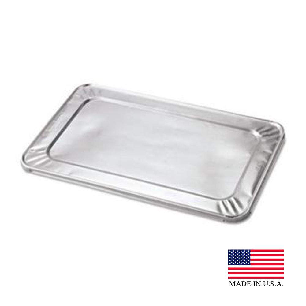 8500-100 Aluminum 1/3 Size Rectangular Steamtable Lid 100/cs