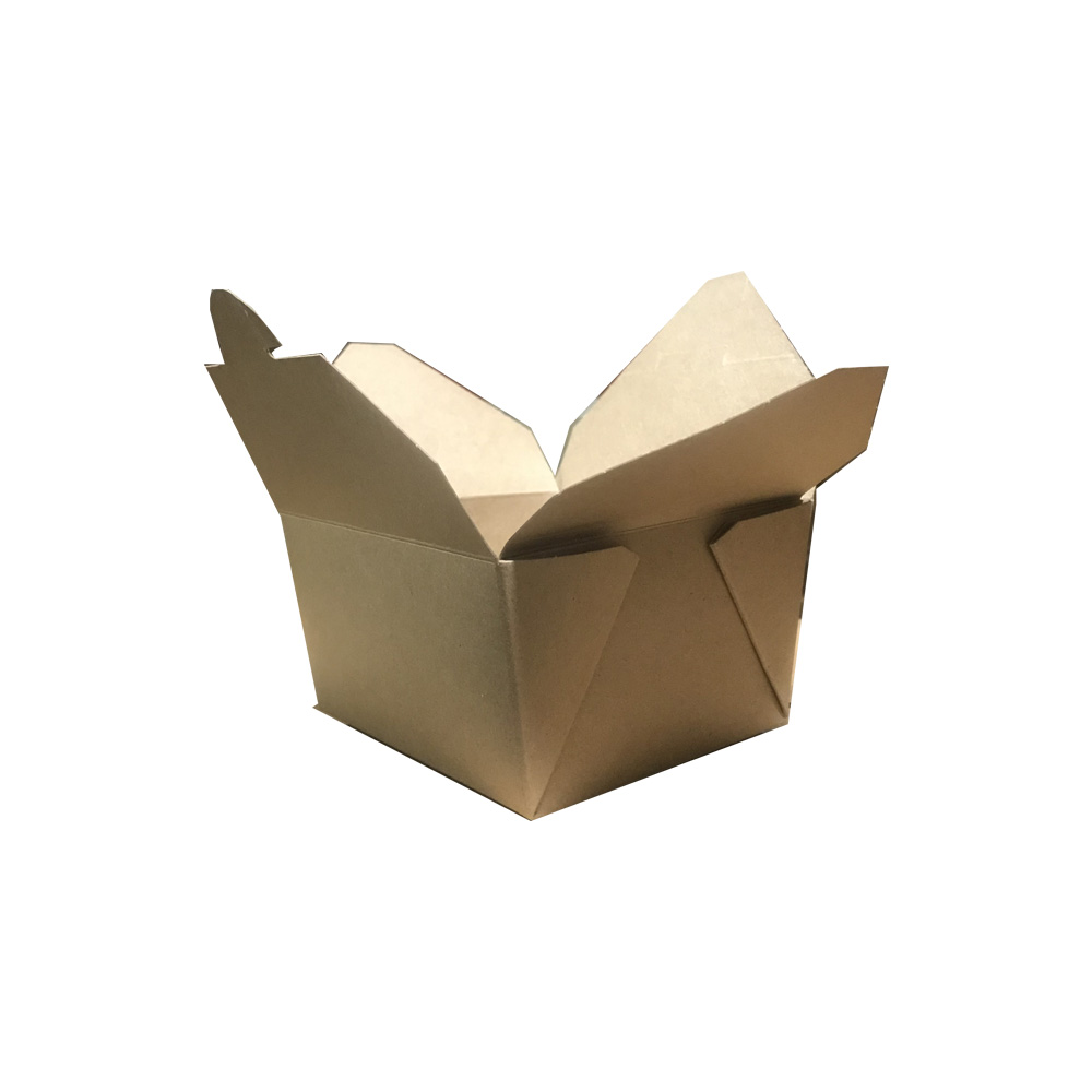 MBK1K Food Box 4 3/8"x3.5"x2.5" Kraft #1 CardboardGrease Resistant 9/450 CS