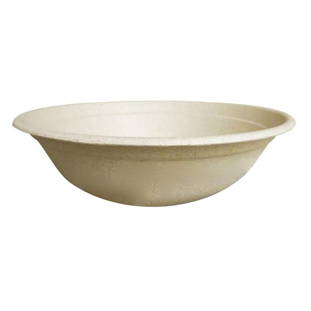 OV-BL32 Ovation Beige 32 oz. Bagasse Bowl 2/100 cs