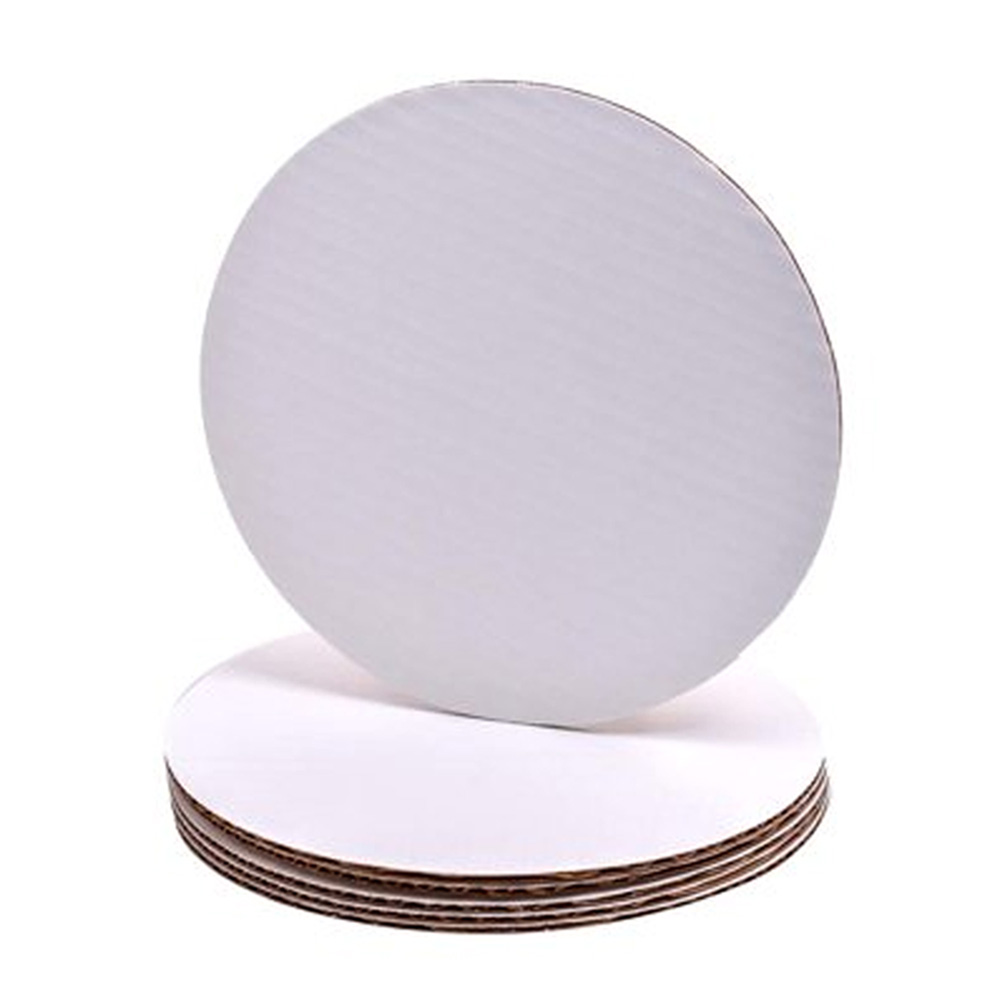 76095 18" White Top Corrugated Cake Circle 125/cs