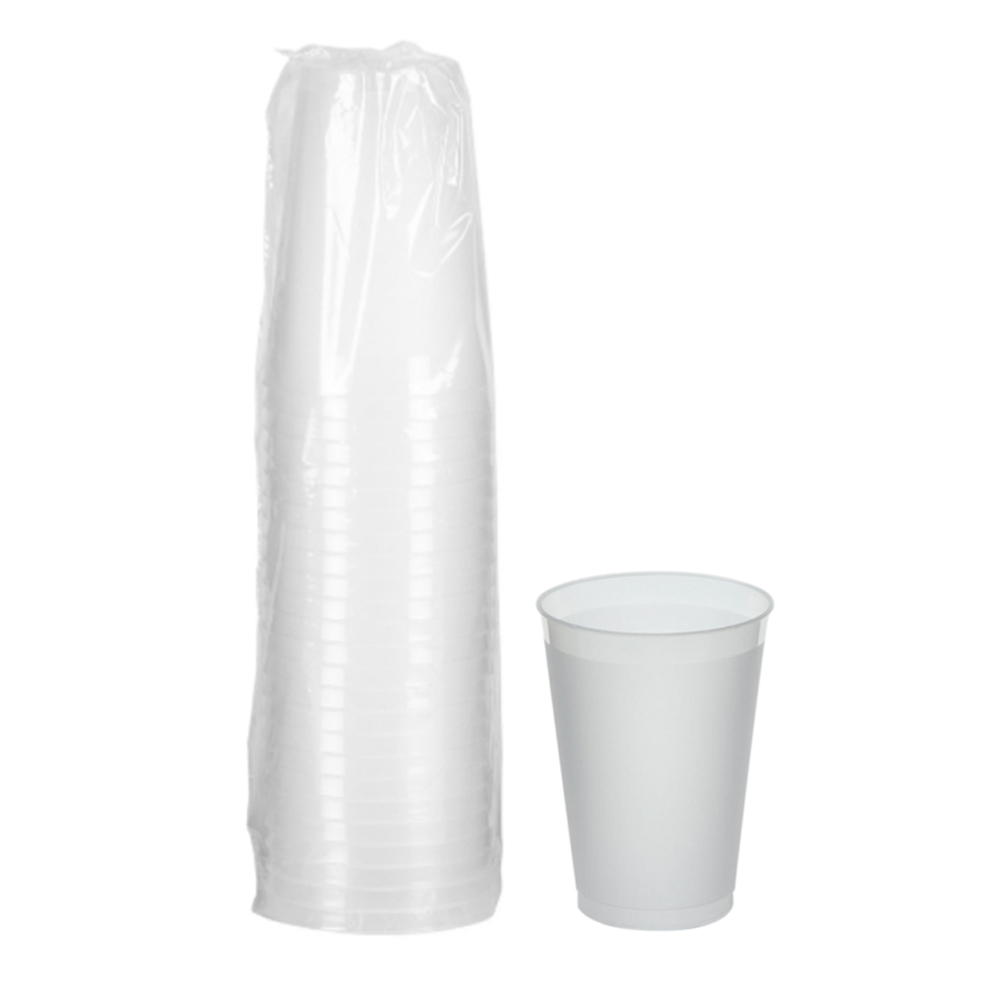 122024 PF12 Translucent 12 oz. Frost Flex Cup 20/24 cs
