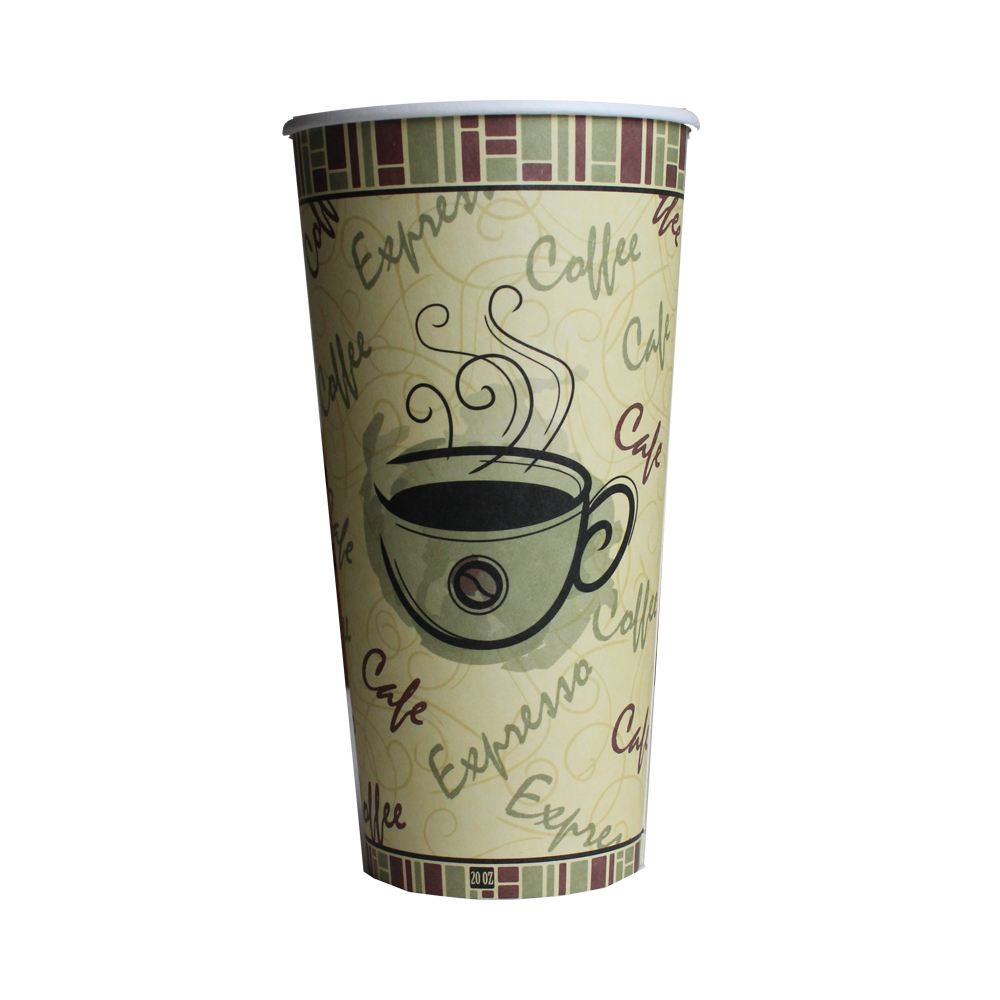 054734 Netchoice Design 20 oz. Paper Hot Cup 15/40 cs