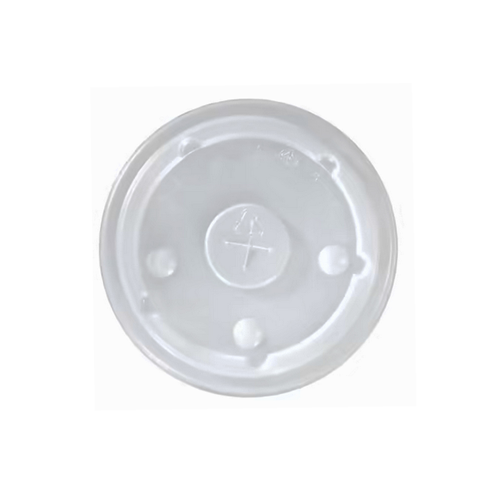 LCRS-22 Translucent 12-24 oz. Flat Lid 2400/cs