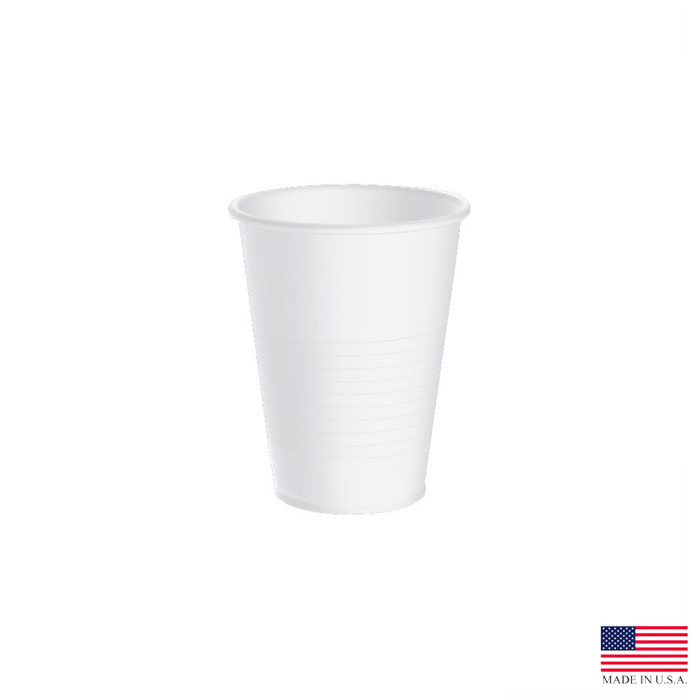 Y10 Translucent 10 oz. High Impact Polystyrene Cold Cup 25/100 cs