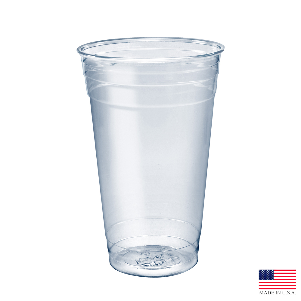 TD24 Ultra Clear 24 oz. PET Cold Cup 12/50 cs - TD24 24z CLEAR PET COLD CUP