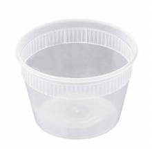 SD5016Y Delitainer Clear 16 oz. Extra Heavy Plastic Microwavable Deli/Soup Container Bulk 480/c