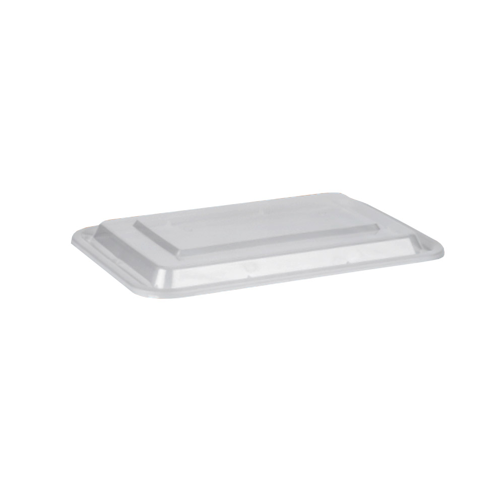 TR3L Natural 26-38 oz. Rectangular Polypropylene  Lid 3/100 cs
