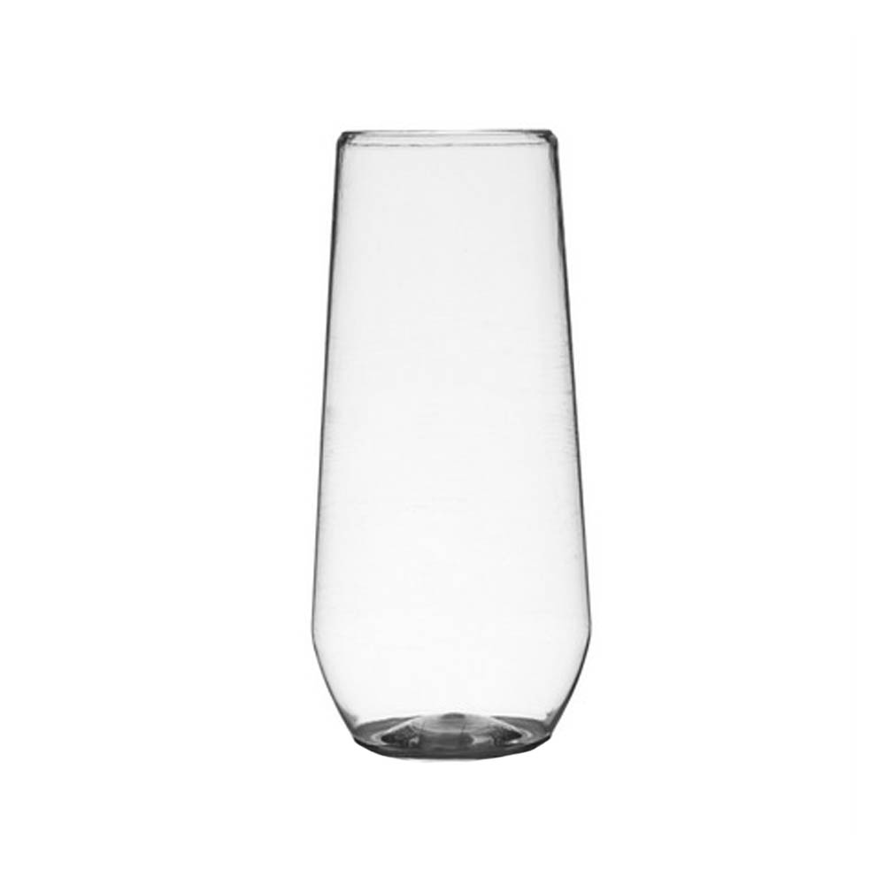 RESSFL10 Reserv Stemless Glass 10 oz. Clear Plastic 4/16 cs