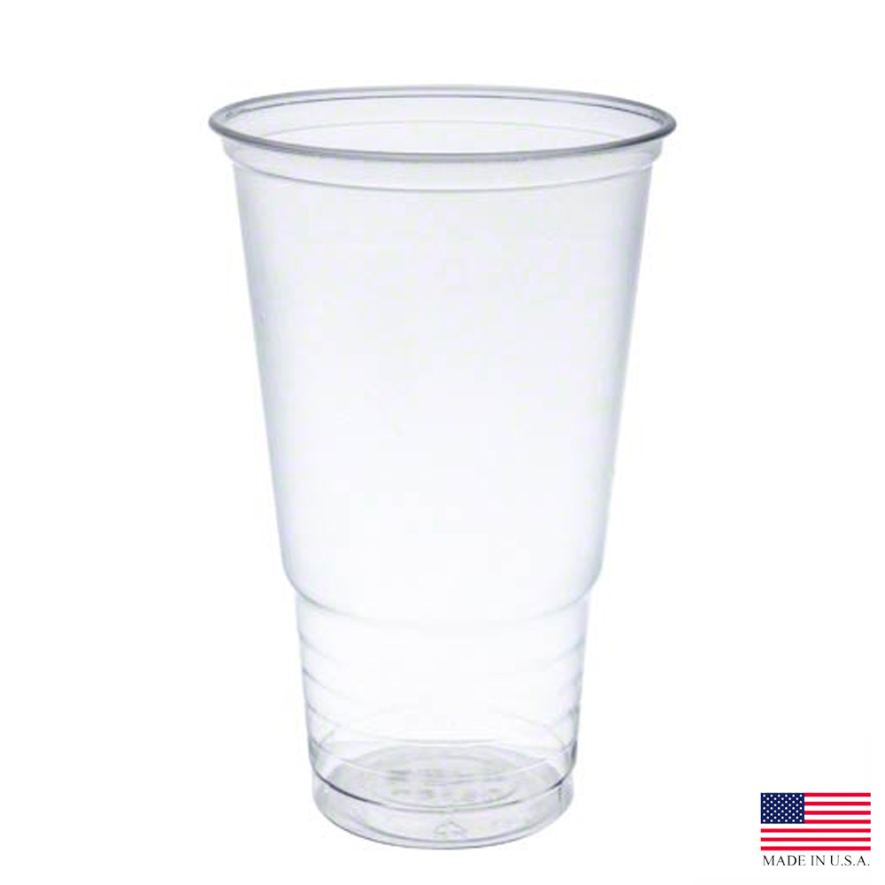 32P Conex Clear Pro 32 oz. Plastic Pedestal Cold Cups 20/25 cs