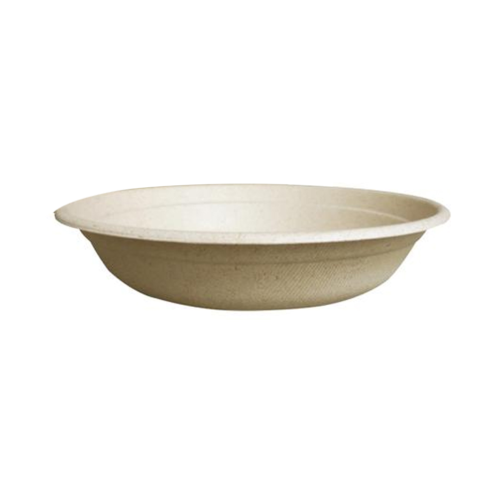 OV-BL24 Ovation Beige 24 oz. Bagasse Bowl 2/100 cs