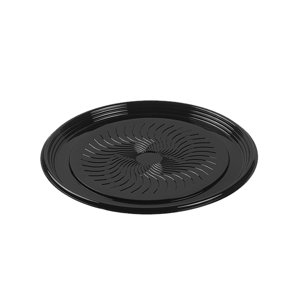 51200 Ebony 2 Black 12" PET Tray 50/cs