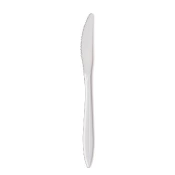 K60OW Style Setter White 6.5" Medium Weight       Polypropylene Knife Bulk 1000/cs