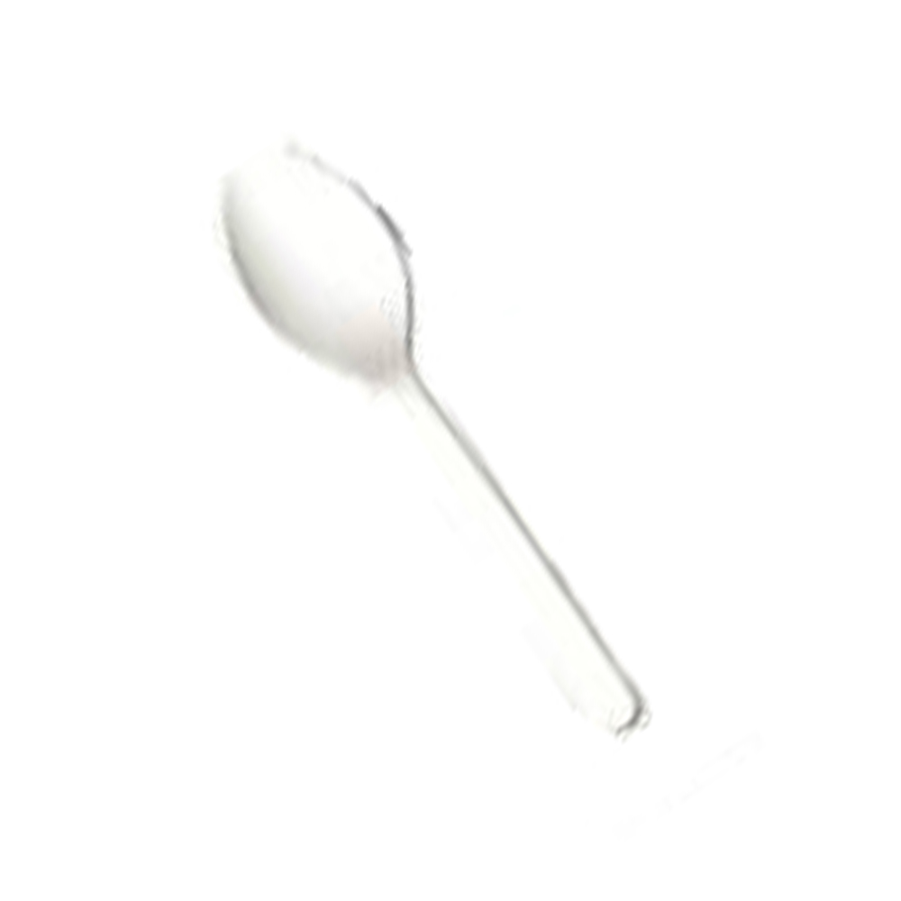 11923W Teaspoon White Heavy Polypropylene 1000/cs