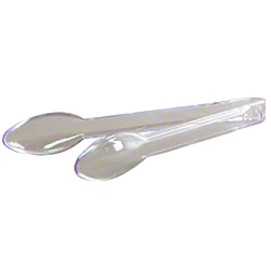 A7TCL Caterline Clear 12" Plastic Serving Tongs 48/cs