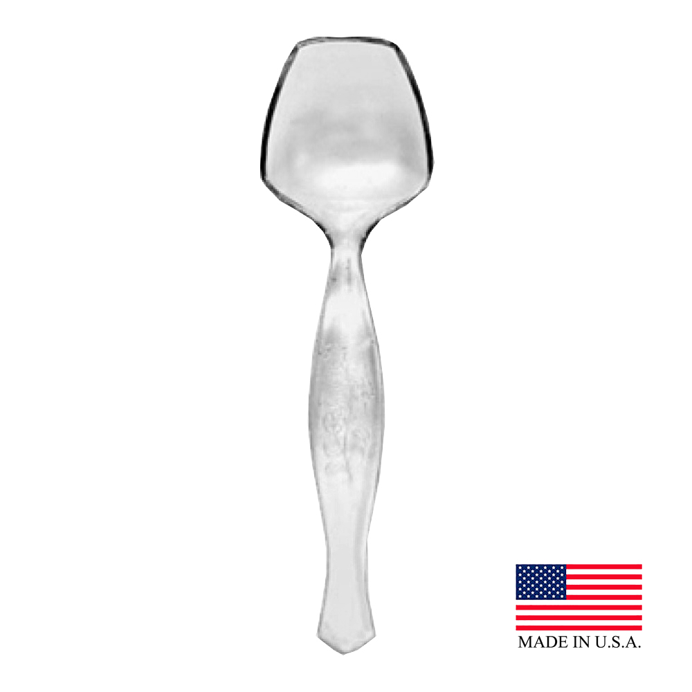 102 Clear Plastic Serving Salad Spoon 144/cs