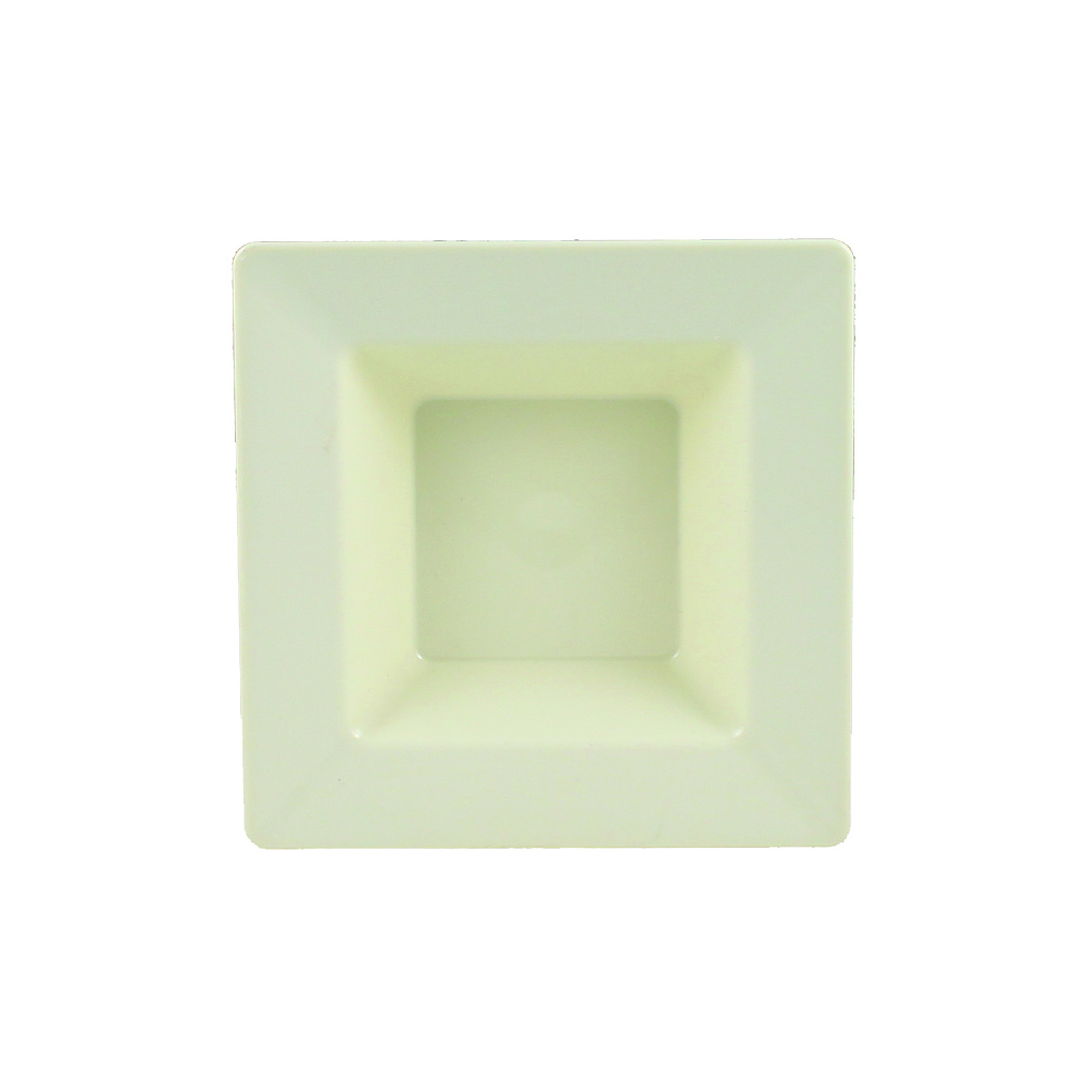 SQ10057 Simply Squared Beige 5 oz. Square Plastic Bowl 12/10 cs - SQ10057 5z BEIGE SIMSQ BOWL