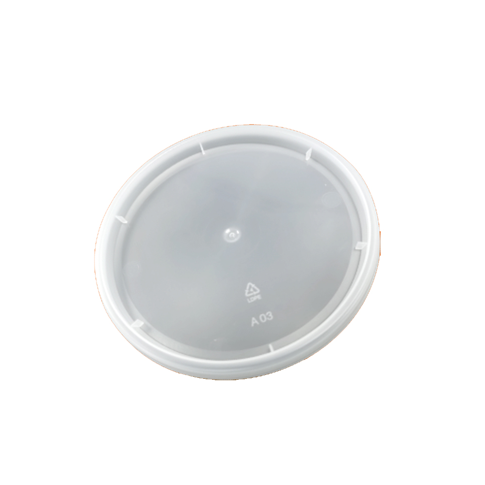 DL1 Natural 8-32 oz. LDPE Deli Container Lid 5/100 cs