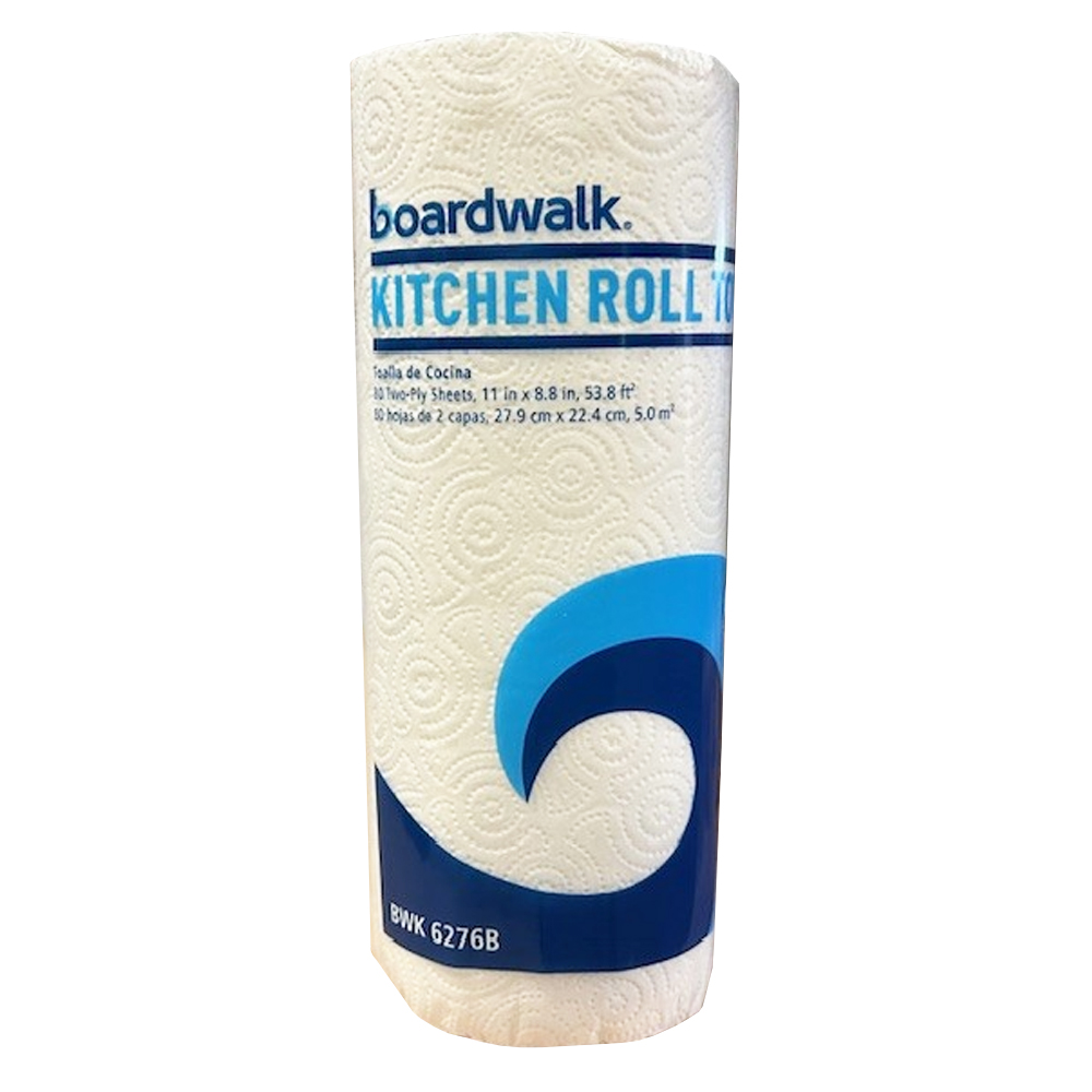 BWK6276 Broadwalk White 2 ply Kitchen Roll Towel 80 Sheets  30/cs