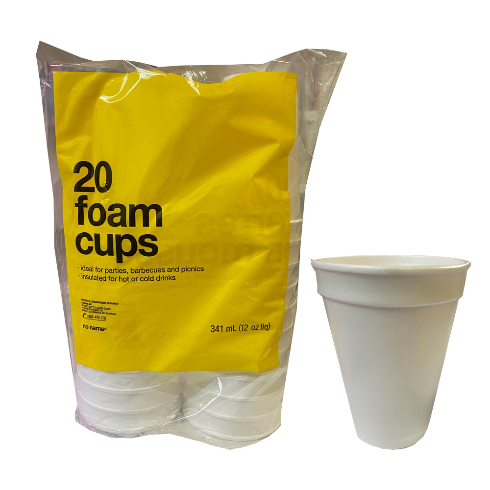 NN009 No Name 12 oz. Foam Cup 24/20 cs
