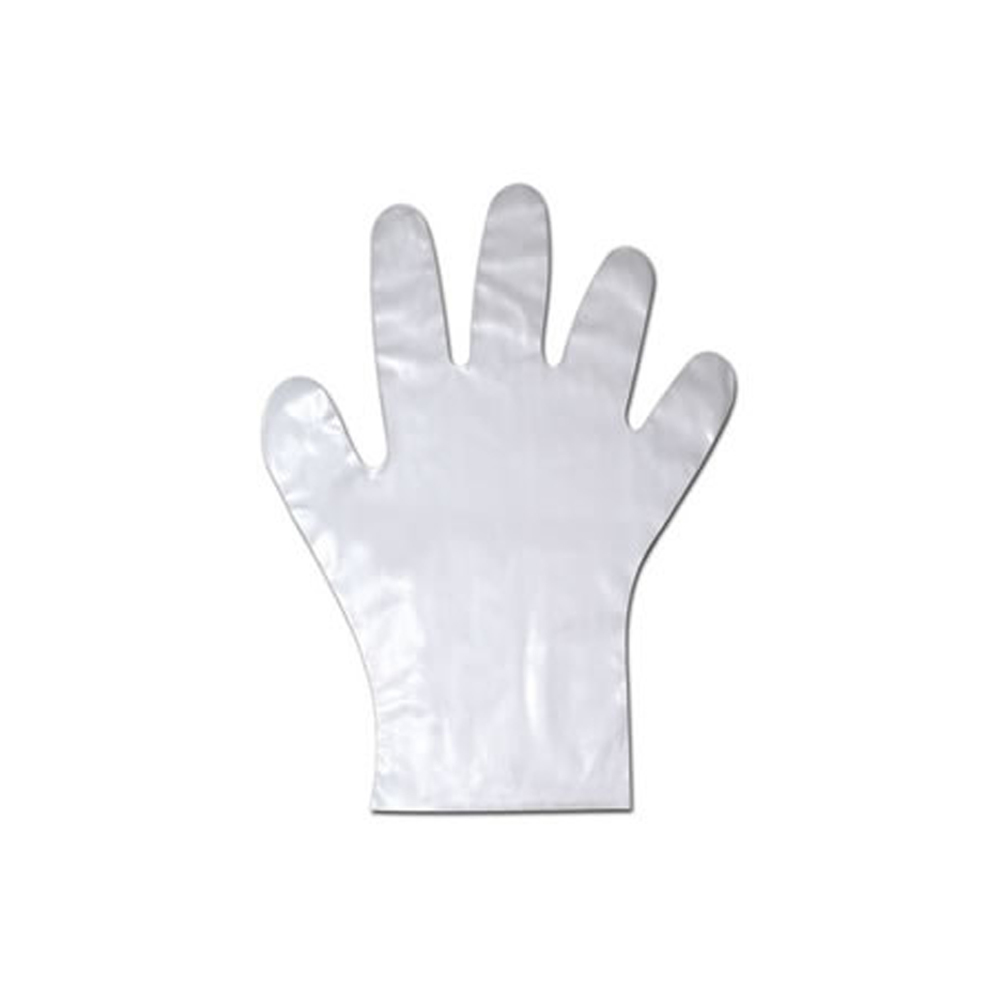 01846 Clear Medium Cast Poly Gloves 10/200 cs