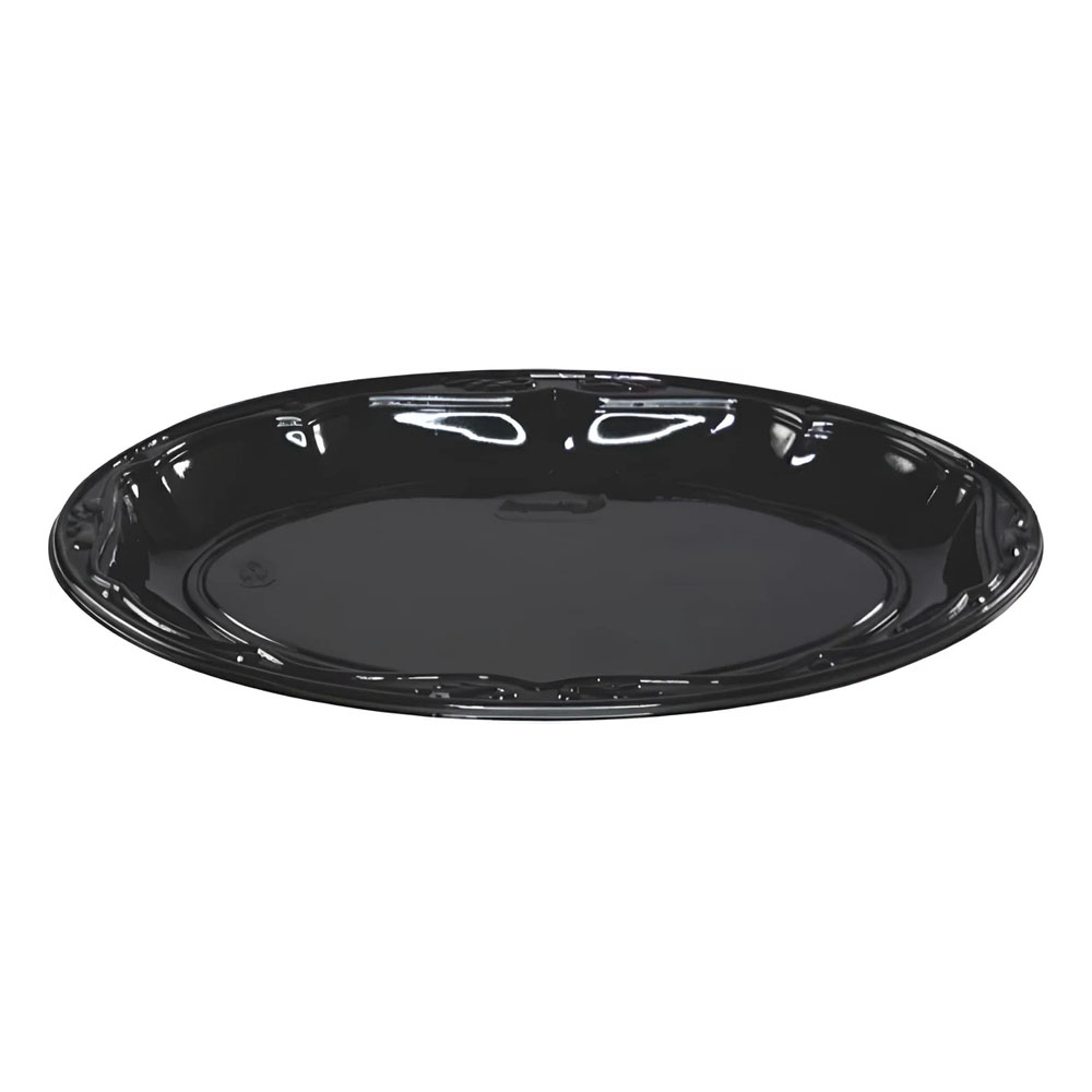 TV7304P RFP Black 15" Plastic Oval Platter 25/cs