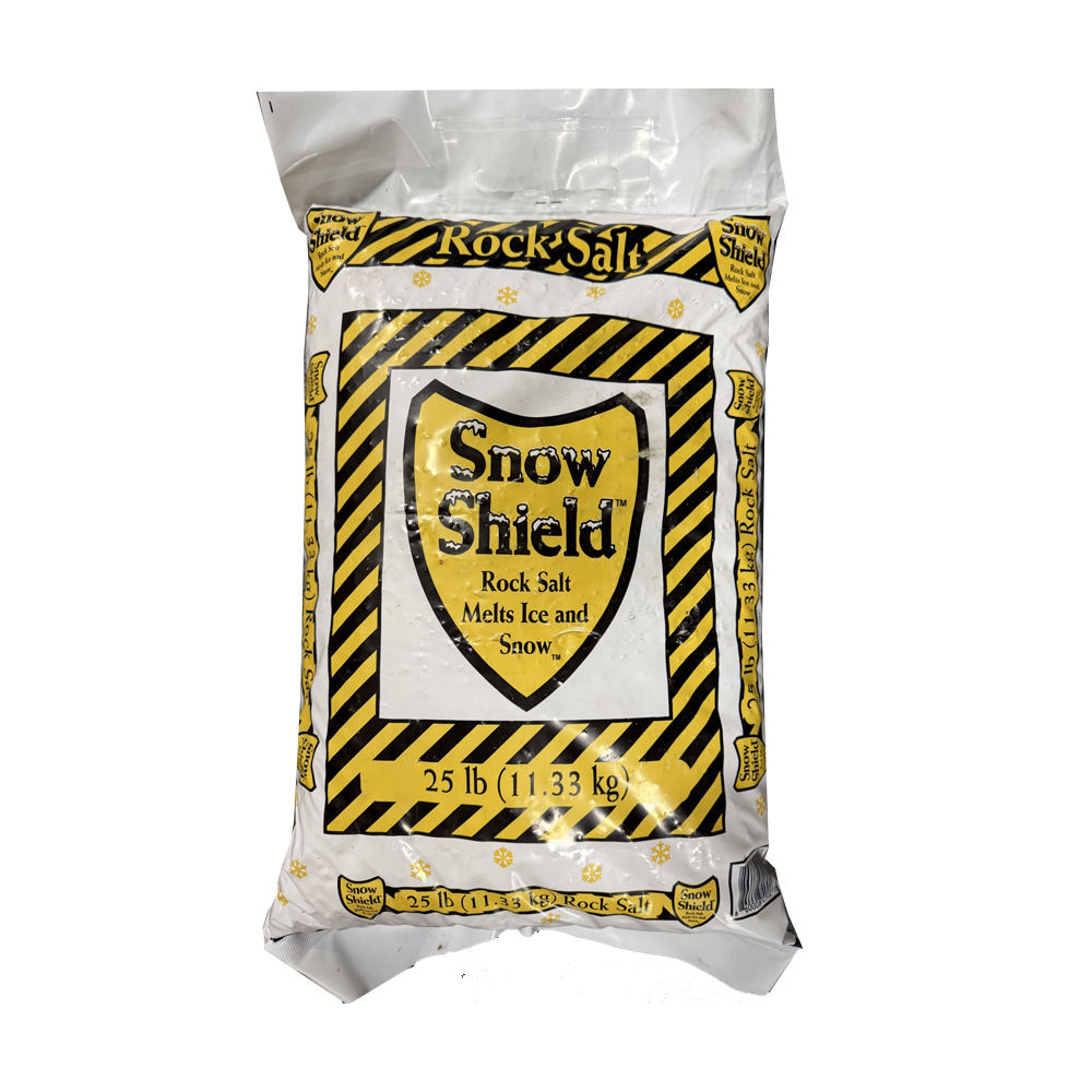 25#ROCKSALT Snow Shield 25 lb. Rock Salt Bag 1 ea.