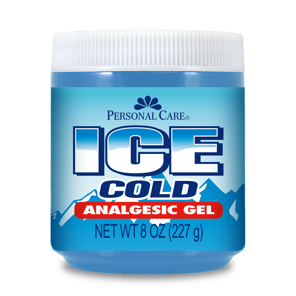 90346-12 Personal Care 8 oz. Ice Cold Analgesic Gel 12/cs
