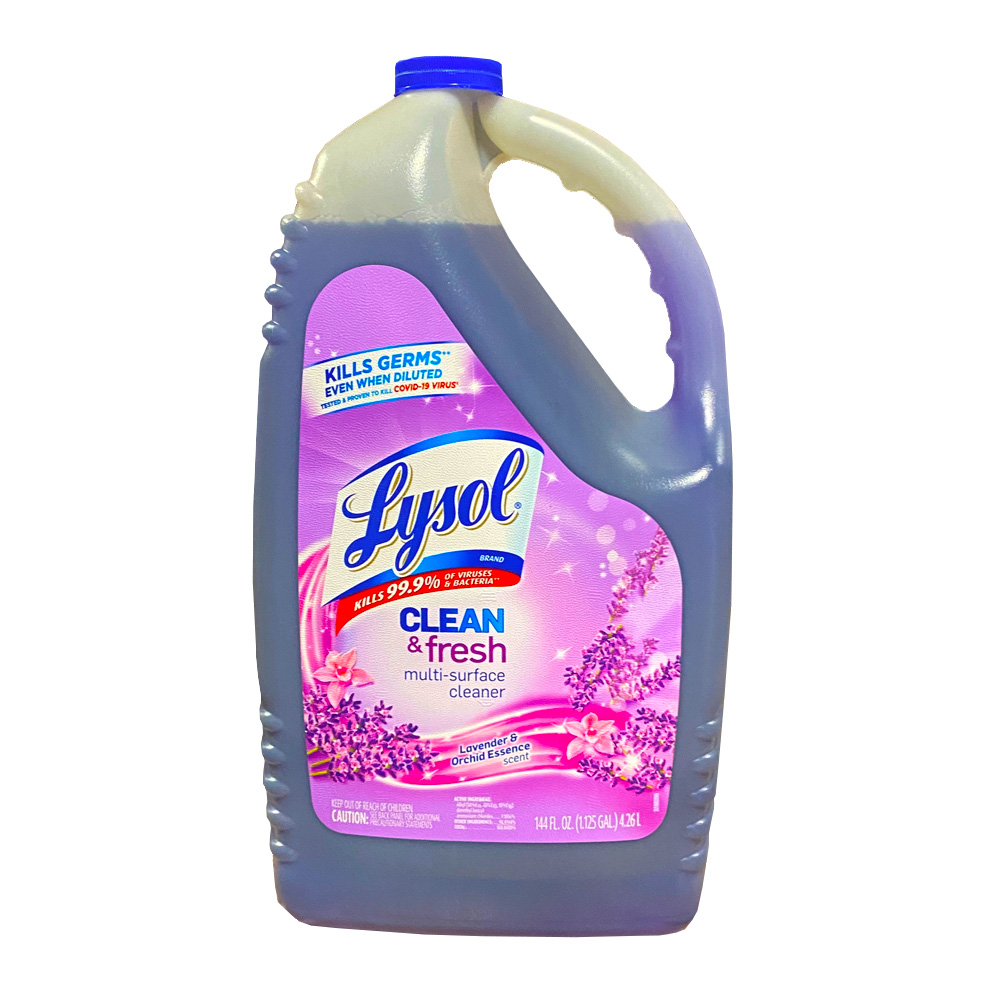 88786  Lysol 144 oz. Clean & Fresh Multi-Surface  Disinfectant with Lavender & Orchid Essence S