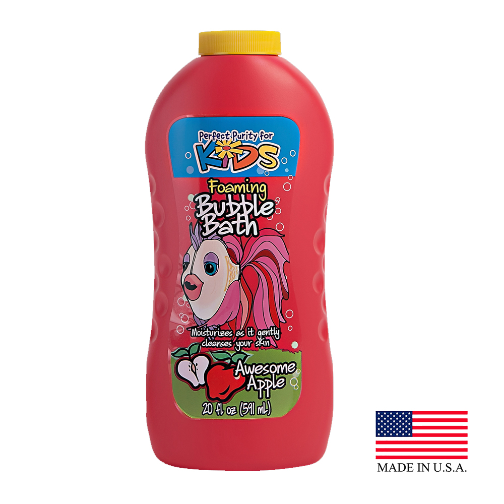 93520 Perfect Purity for Kids 20 oz. Foaming Bubble Bath with Awesome Apple Scent 12/cs
