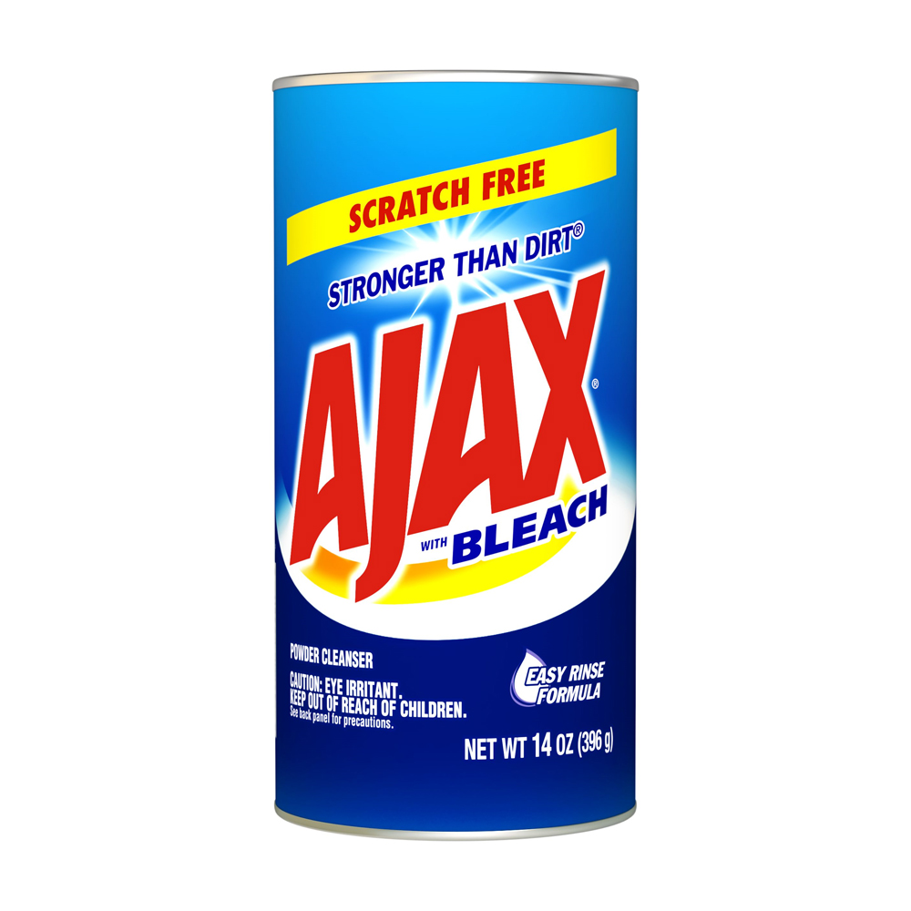 195360 Ajax 14 oz. Scour Powder Cleanser with Bleach 24/cs
