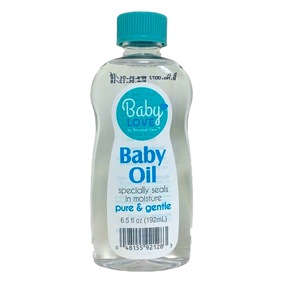 92128-12 Baby Love 6.5 oz. Baby Oil  12/cs