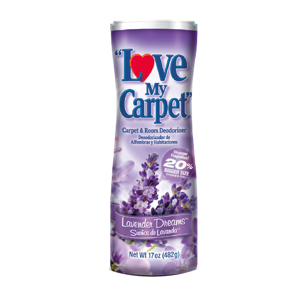 LMC739526 Love My Carpet 17 oz. Powdered Deodorizer Lavender Scent 12/cs
