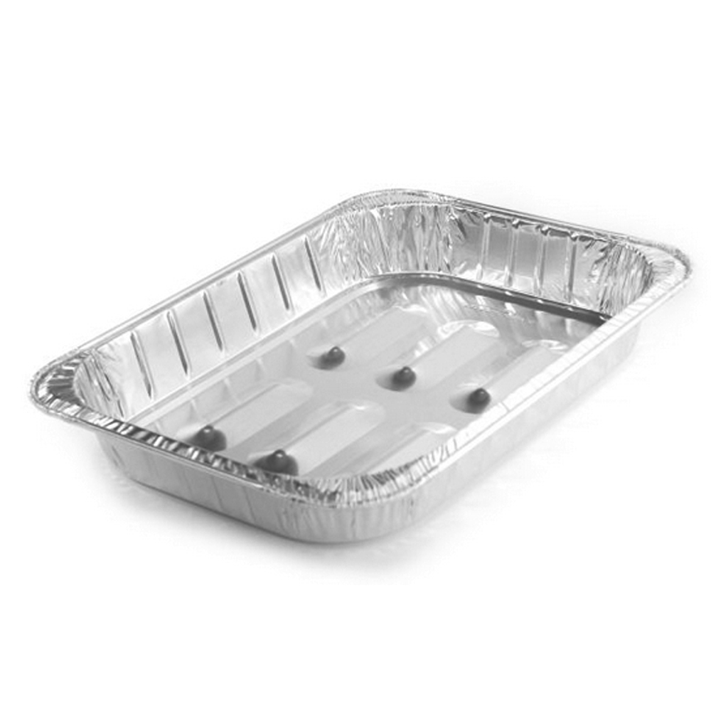 6500-050NC Aluminum Large Rectangular Roaster Pan 50/cs