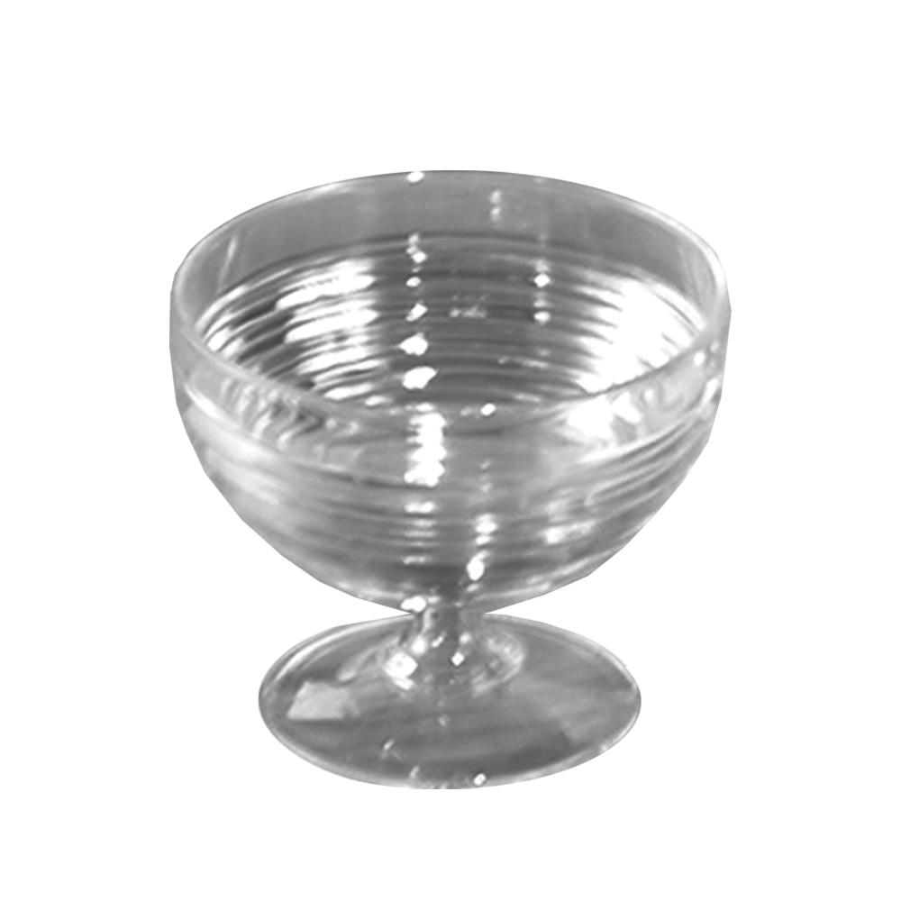 412 Spotlights Clear 14 oz. Plastic               Sherbert/Sundae Dish 24/cs