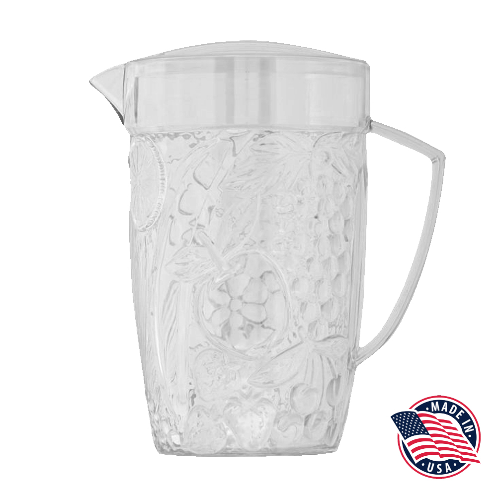 90900 Clear 82 oz. Plastic Fruit Pitcher 4/cs