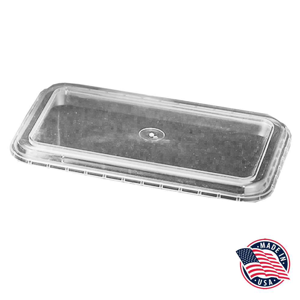 1011 Clear 10"x6" Lid for 1010 36/cs