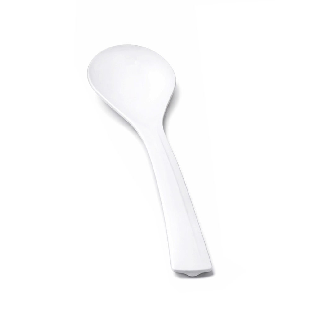 401 White 10" Light Weight Serving Spoon 144/cs
