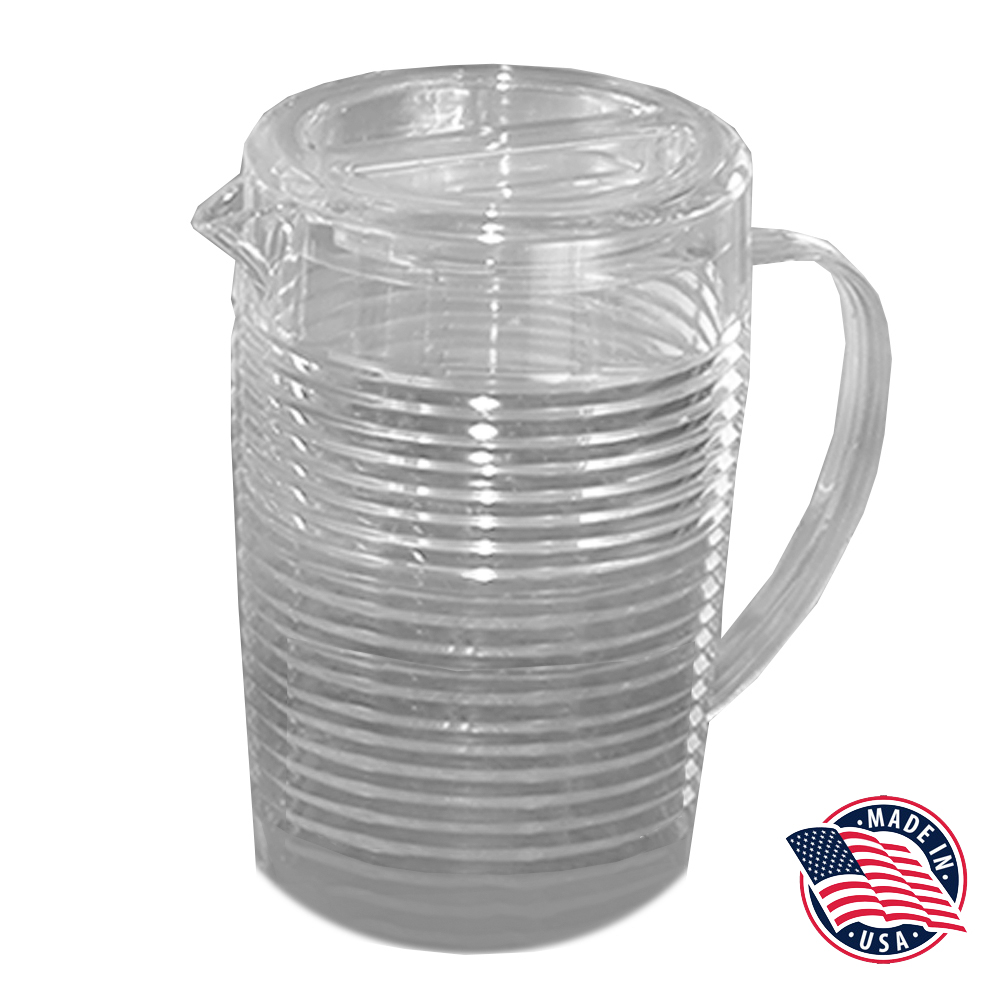 90600/422 Clear 82 oz. Pitcher & Cover 4/cs - 90600/422 CLR 82z PITCHER &CVR