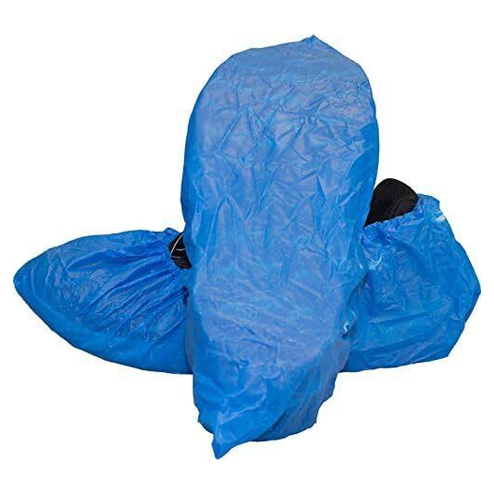 M2115B-N/S-X Blue Polylite Disposable Extra Large Shoe Cover 300/cs