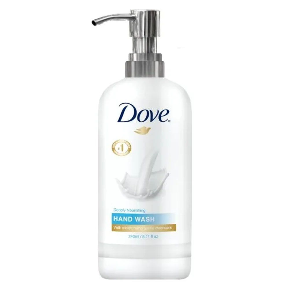 68739029 Dove 240ml/8.11 oz. Deeply Nourishing    Hand Wash w/ Moisturizing Gentle Cleansers 24 - 68739029 240ML DVE PRO HANDWSH