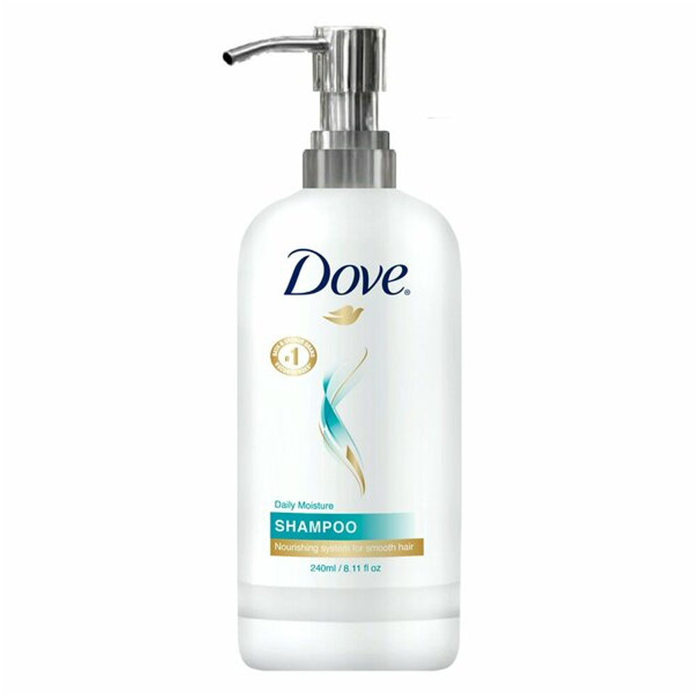 68739031 Dove 240ml/8.11 oz. Daily Moisture       Shampoo 24/cs