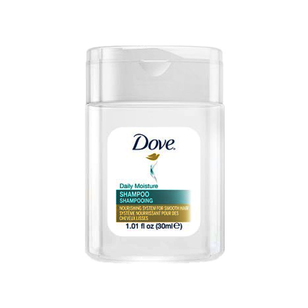 68745611 Dove 30ml/1.01 oz. Daily Moisturizing    Shampoo Mini Bottle 192/cs