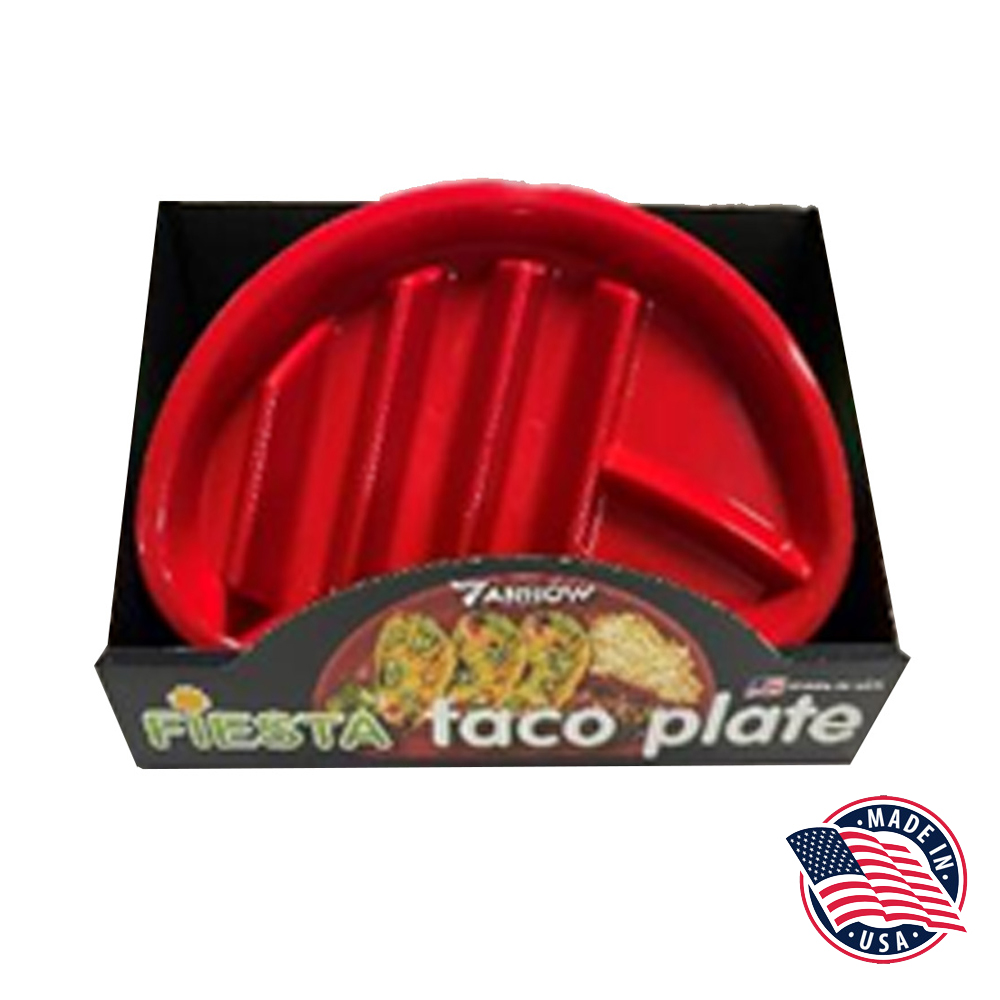 00101 Assorted Fiesta Taco Plates 12/cs