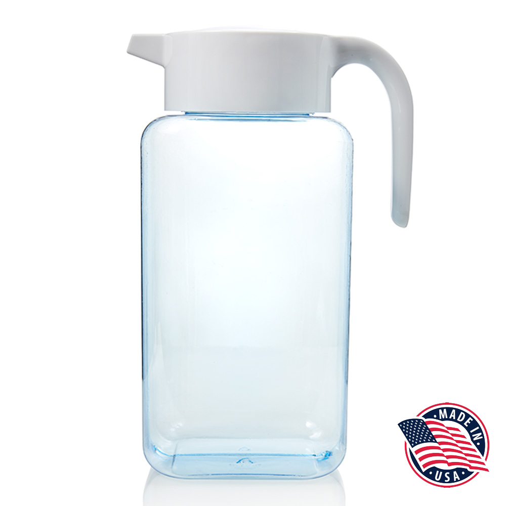 912 Clear 1 Gallon Space Saver Pitcher 6/cs