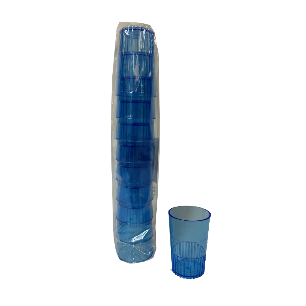 SG15BRIBL Blue 1.5 oz. Hard Plastic Shot Cup 50/10 cs