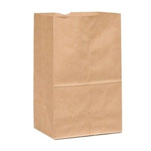 70224 Husky Bag (Shorty) 25 lb. Kraft Heavy Duty  Paper 400/BD