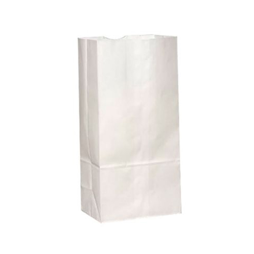 51002 Wolf Grocery Bag 2 lb. White Virgin Paper 500/cs